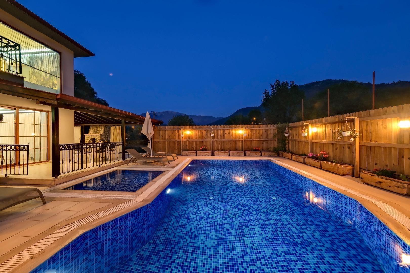 Fethiye Kayaköy'de Doğayla İç İçe, Özel Havuzlu, Jakuzili Villa-26369
