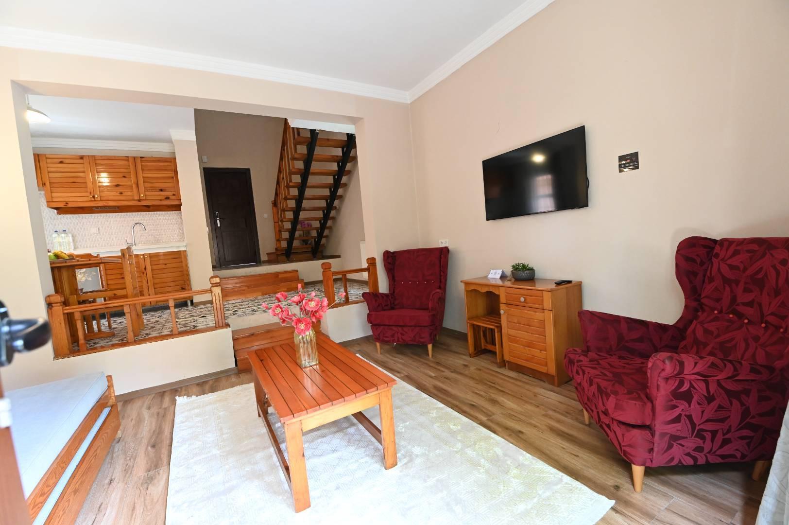 Bolu Abant'ta Muhteşem Doğada, Ortak Havuzlu, Olanaklı Villa -40753