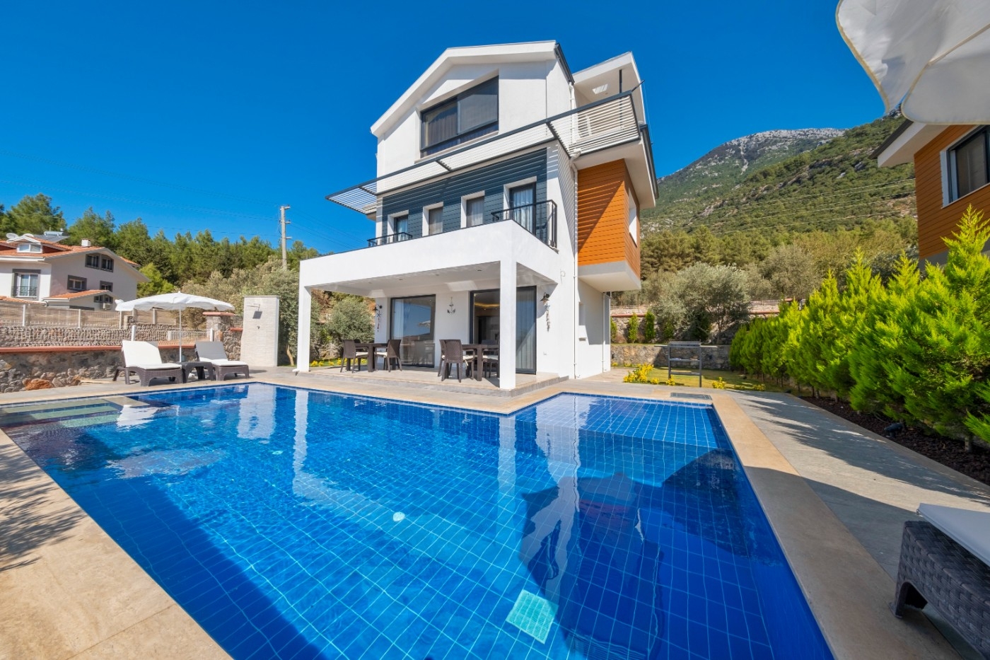 Fethiye Ölüdeniz'de Özel Havuzlu, Doğa Manzaralı, Kiralık Villa