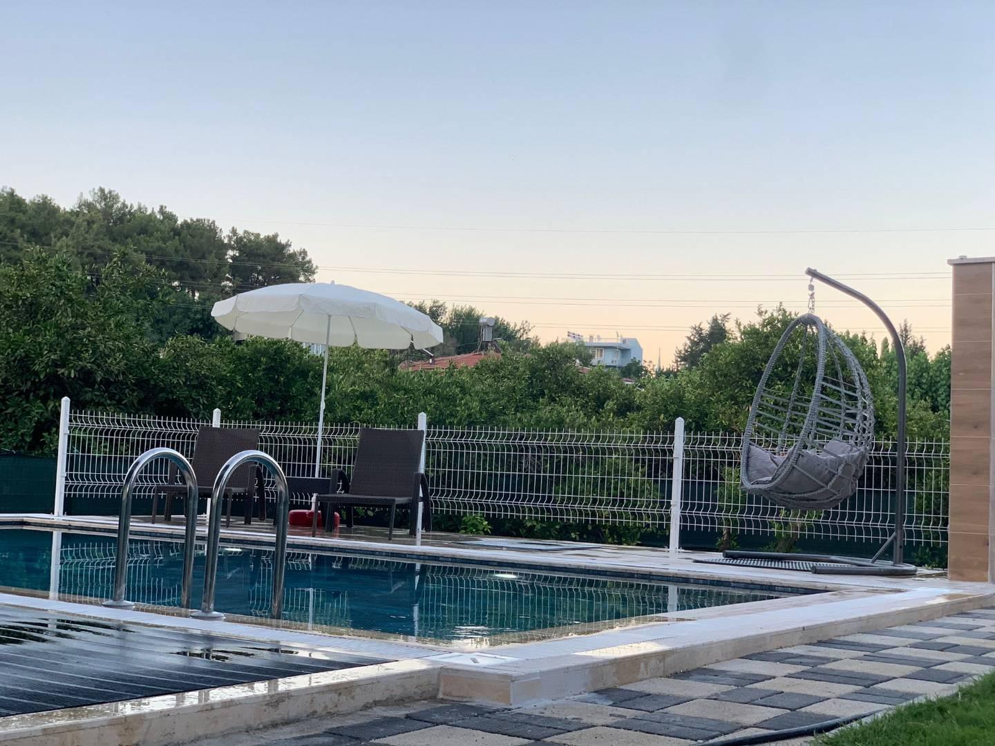 Antalya Kemer'de Modern Mimarili, Özel Havuzlu, Kiralık Villa-28565