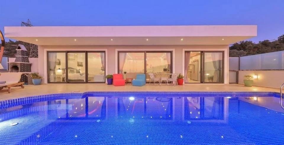 Kaş İslamlar'da Gözlerden Uzak, Özel Havuzlu, Balayı Villası-40098