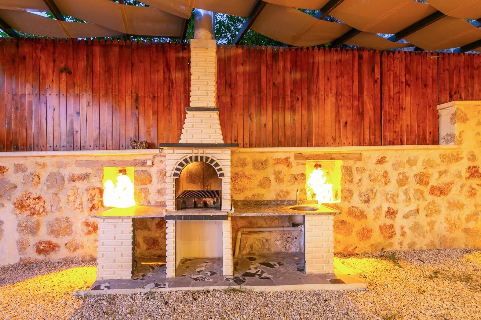 Kalkan Akbel'de Spor Aletli, Kapalı ve Isıtmalı, Özel Havuzlu Villa-40260