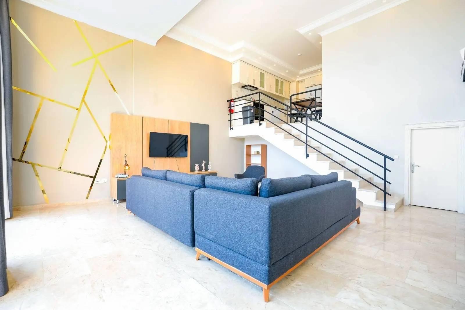 Alanya Bektaş'ta Sakin Konumda, Ortak Havuzlu, Lüks Suite-43406