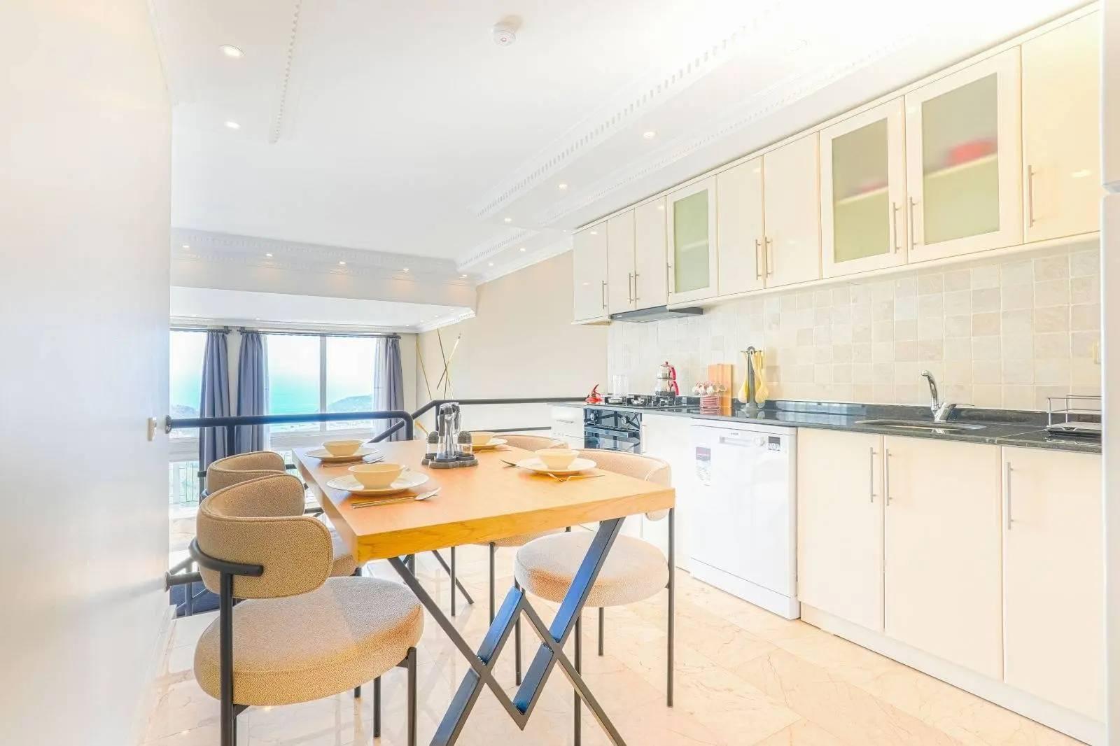 Alanya Bektaş'ta Sakin Konumda, Ortak Havuzlu, Lüks Suite-43406