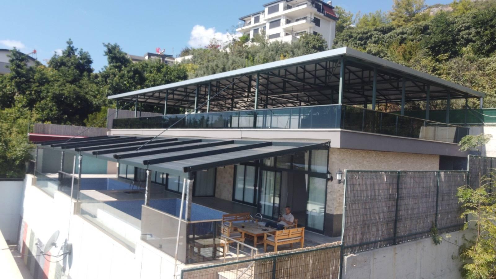 Alanya Büyükhasbahçe'de Merkeze Yakın, Özel Havuzlu, Balayı Villası-43125