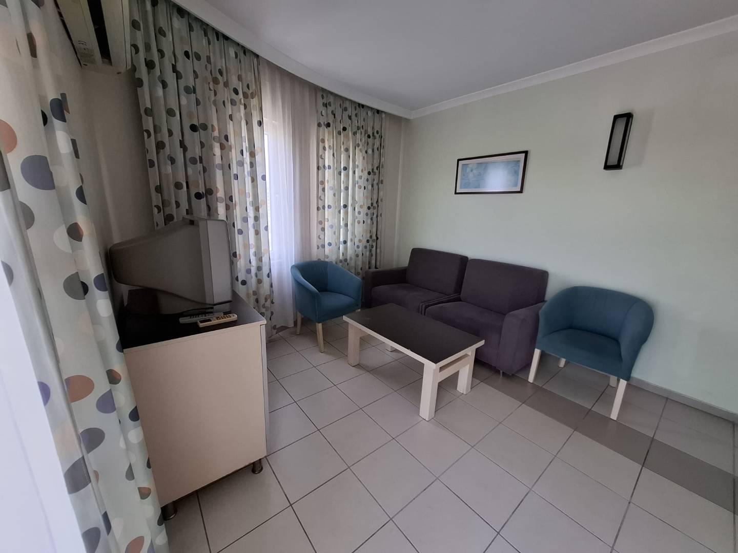 Alanya Güllerpınarı'nda Aquaparklı Tesis İçerisinde, 1+1 Suit-42429