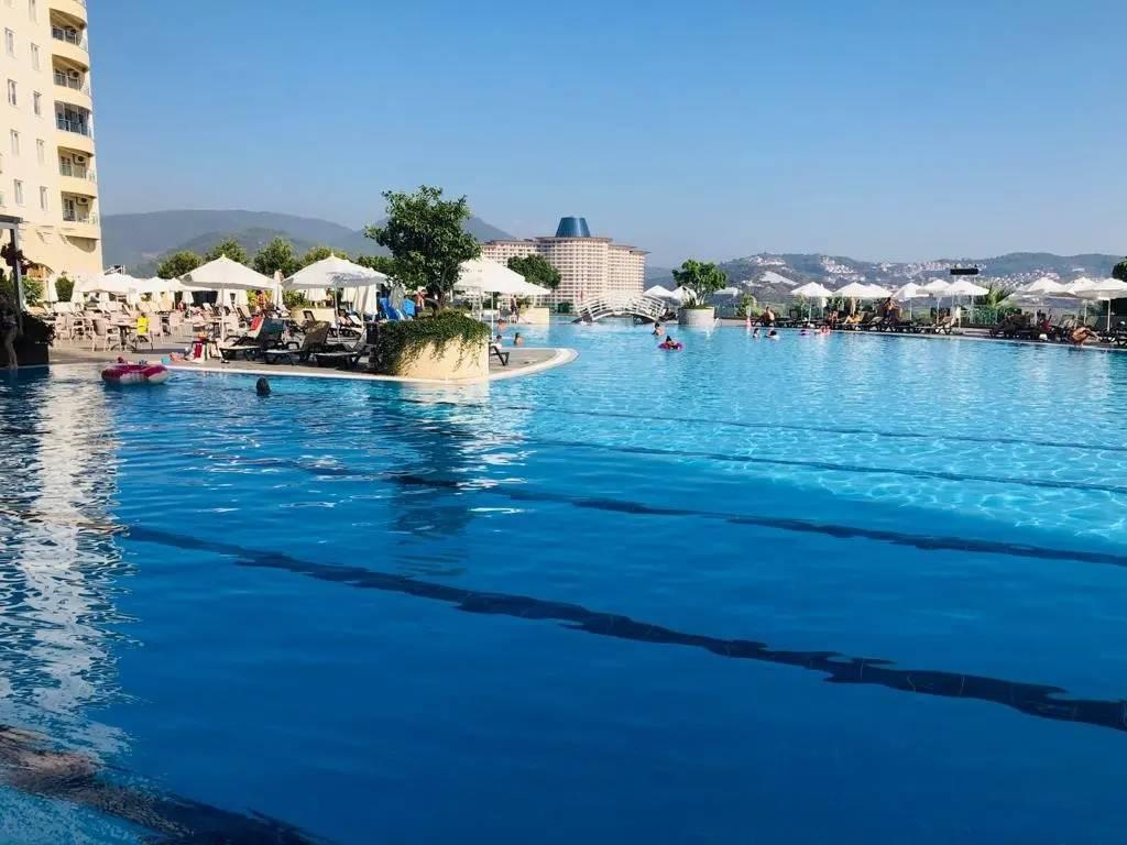 Alanya Kargıcak'ta Aquaparklı Tesiste, Özel Havuzlu, Şık Villa-42528