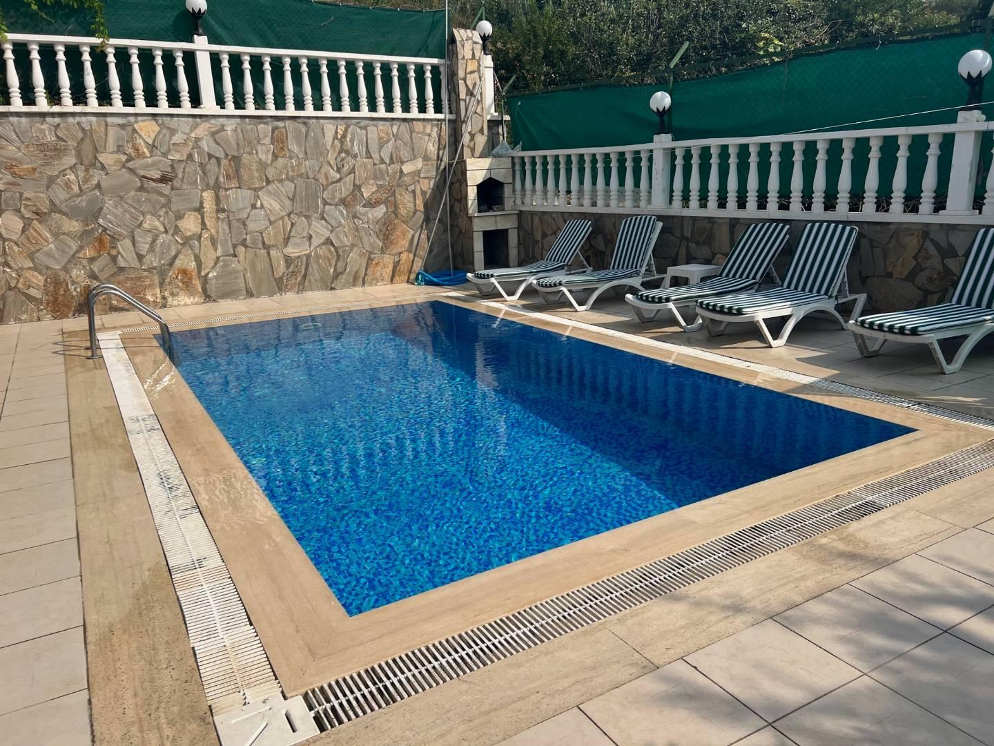 Alanya'da Deniz ve Orman Manzaralı, Özel Havuzlu, Lüks Villa-12403