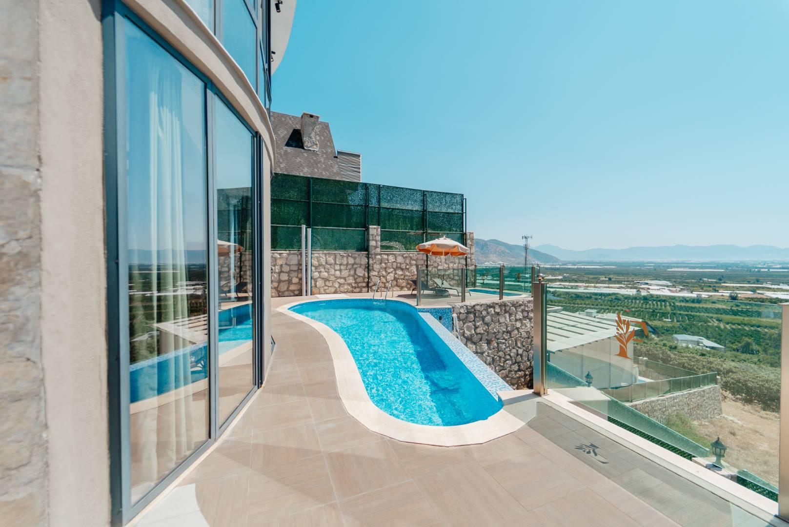 Antalya Finike'de Sakin Konumda, Özel Havuzlu, Modern Villa-43338
