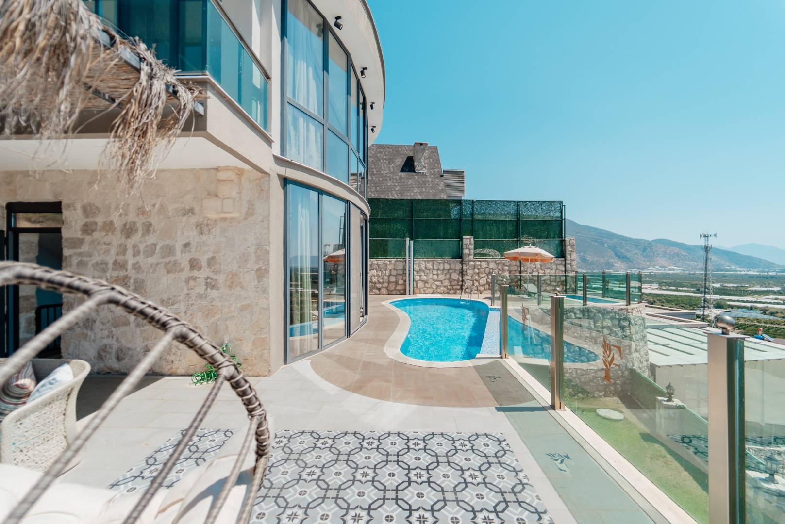 Antalya Finike'de Sakin Konumda, Özel Havuzlu, Modern Villa-43338
