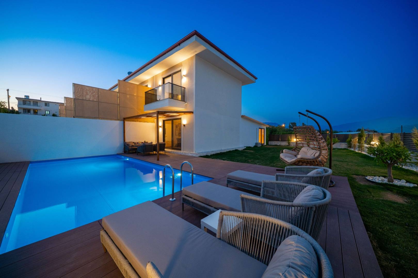 Kaş Kasaba'da Çekirdek Ailelere Uygun, Özel Havuzlu, Şık Villa