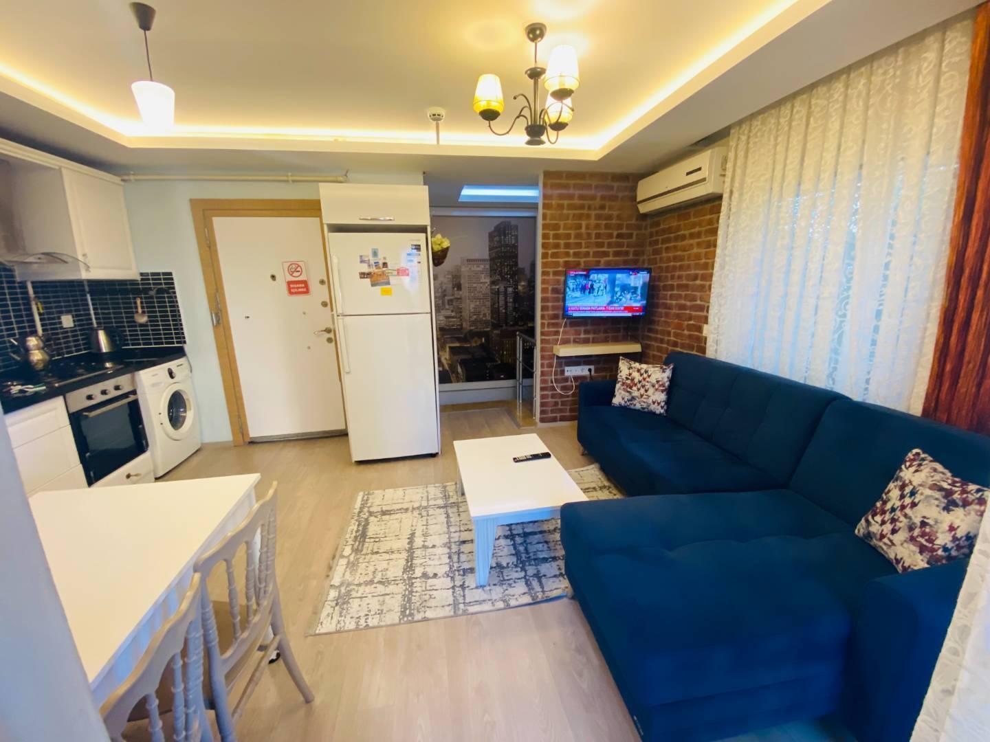 Antalya Konyaaltı'nda Denize 150 Metre Mesafede, 2+1 Kiralık Dubleks-23653