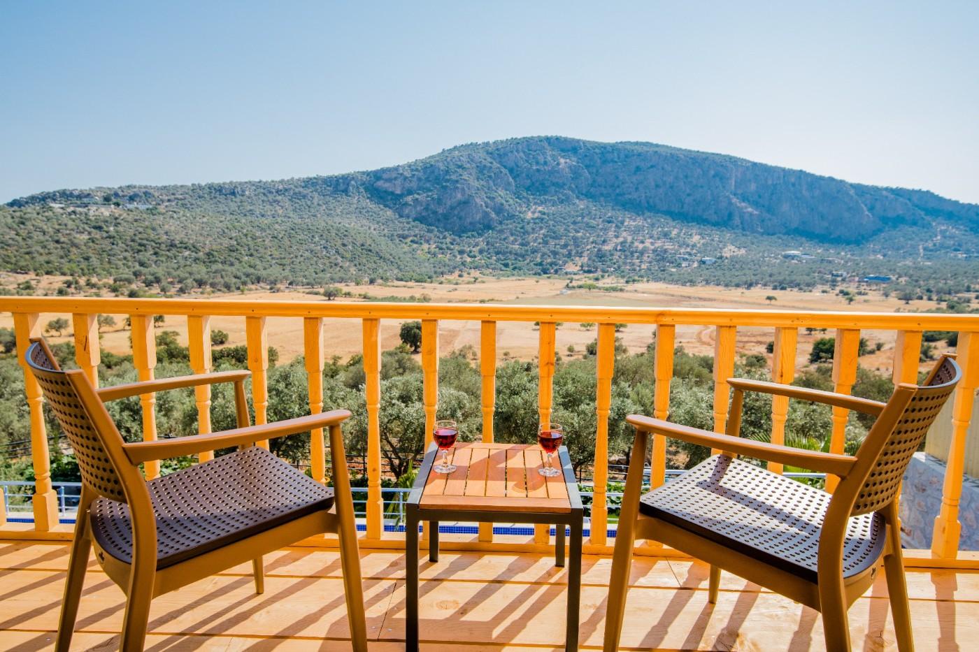 Kaş Bezirgan'da Harika Doğa Manzaralı, Özel Havuzlu, Konforlu Villa-22446