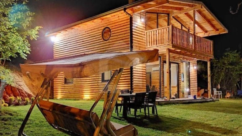 Sapanca'da Muhteşem Göl ve Doğa Manzaralı, Bahçeli, 2+1 Bungalov