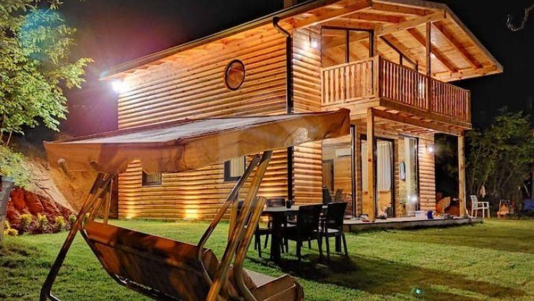 Sapanca'da Muhteşem Göl ve Doğa Manzaralı, Bahçeli, 2+1 Bungalov-23696