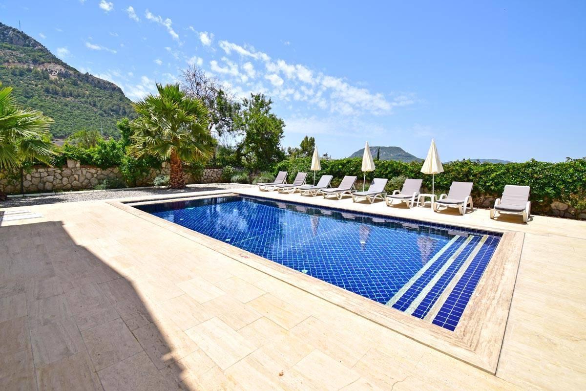 Fethiye Ölüdeniz'de Özel Havuzlu, 8 Kişilik, Konforlu Kiralık Villa-25415