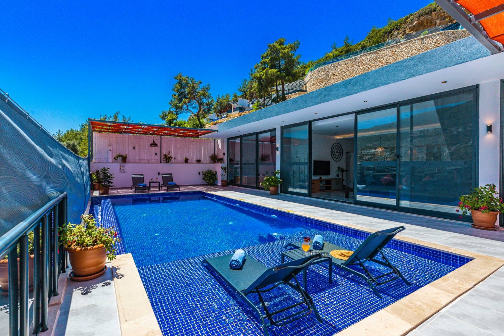 Kaş İslamlar'da Doğa İçerisinde, Özel Havuzlu, Lüks Villa