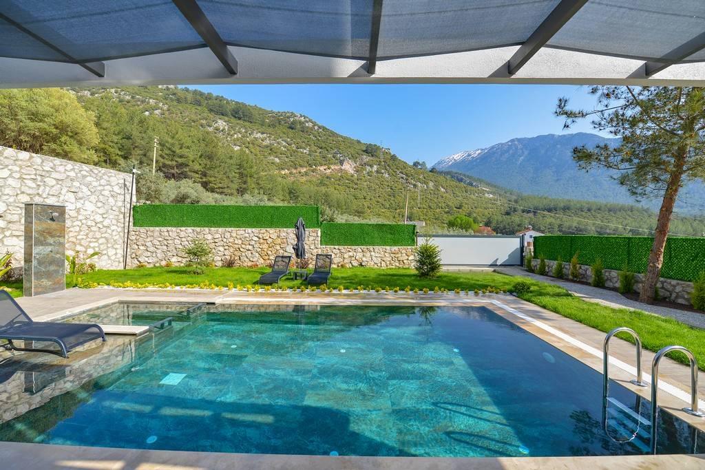 Fethiye Ölüdeniz'de Şık Tasarımlı, Özel Havuzlu, Lüks Villa-30753