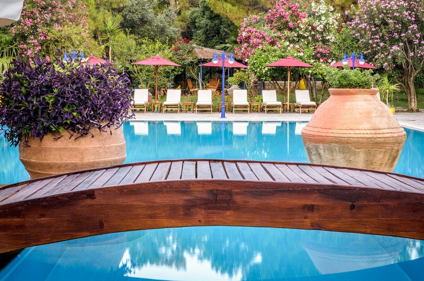 Datça'da Mükemmel Tesis İçerisinde, Ortak Havuzlu, Göz Alıcı Tatil Evi
