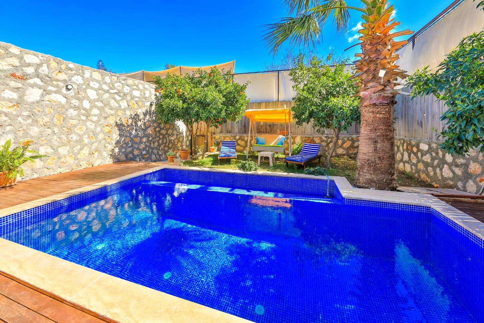 Kaş Patara'da Muhteşem Doğada, Özel Havuzlu, 4 Kişilik, Kiralık Villa-25711