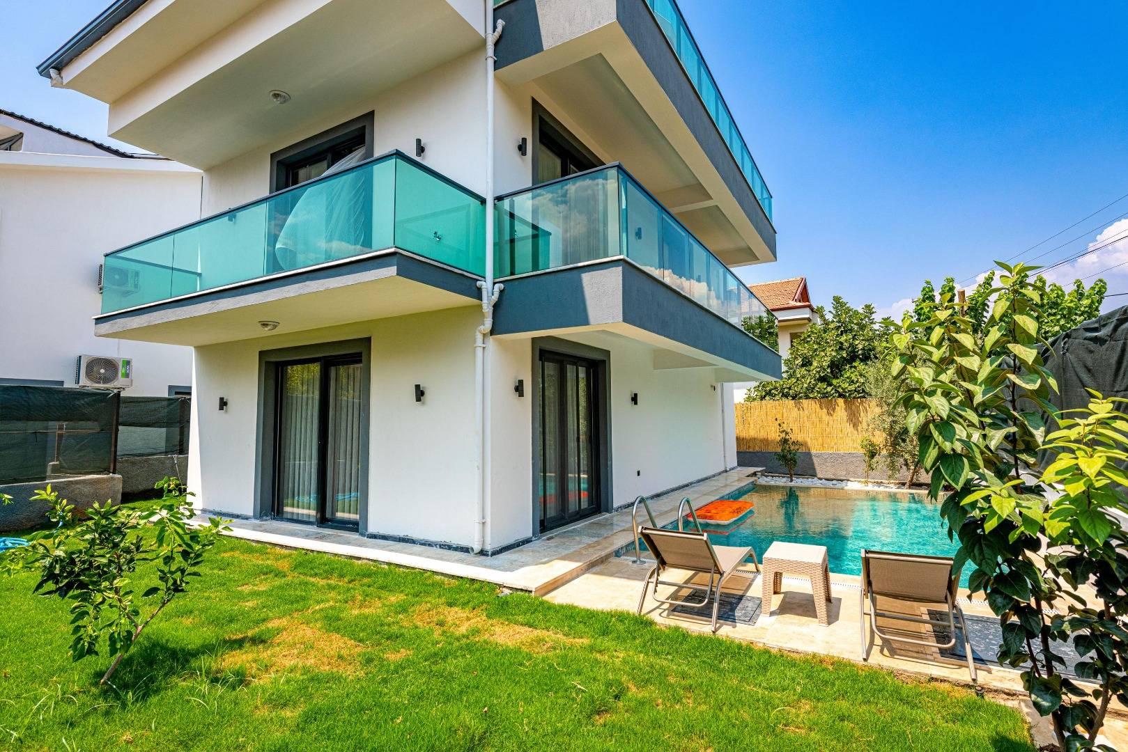 Fethiye'de Eşsiz Doğada, Özel Havuzlu, Bahçeli Villa-29502