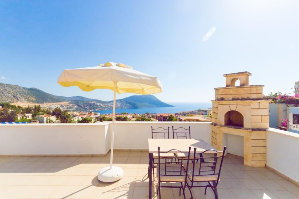 Kaş Kalkan'da Deniz Manzaralı, Özel Havuzlu, Merkezi Villa-14895