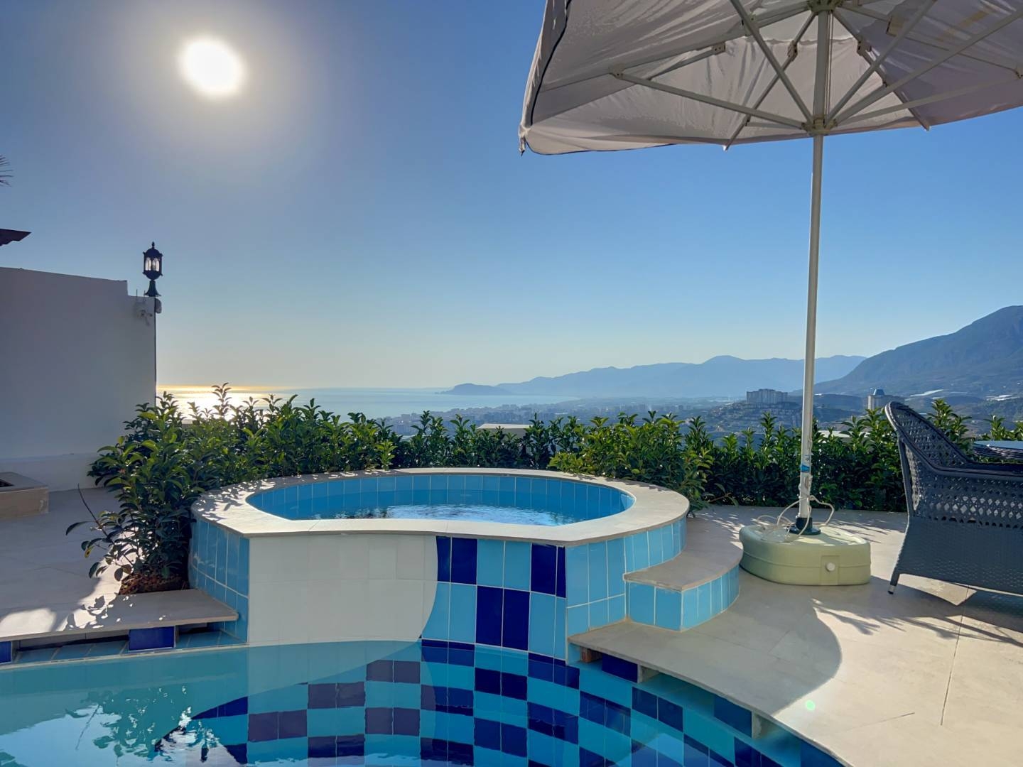 Alanya Kargıcak'ta Deniz Manzaralı, Özel Havuzlu, Jakuzili, Lüks Villa
