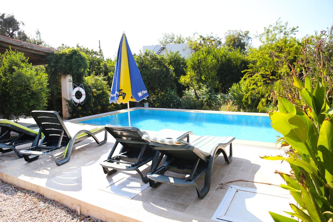 Bodrum Bitez'de Mandalina Ağaçları İçerisinde, Özel Havuzlu, Taş Villa-12855