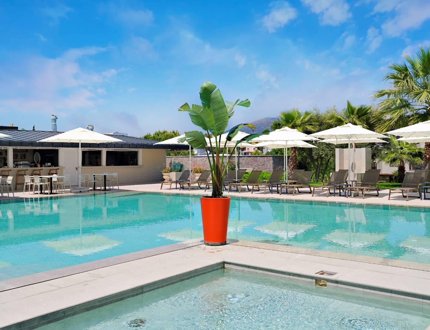 Bodrum Bitez'de Merkeze Yakın, Ortak Havuzlu, Konforlu Daire-37629