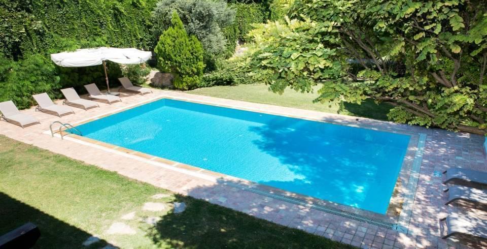 Bodrum Bitez'de Yeşillikler İle Dolu Doğada, Özel Havuzlu, Şık Villa-41635
