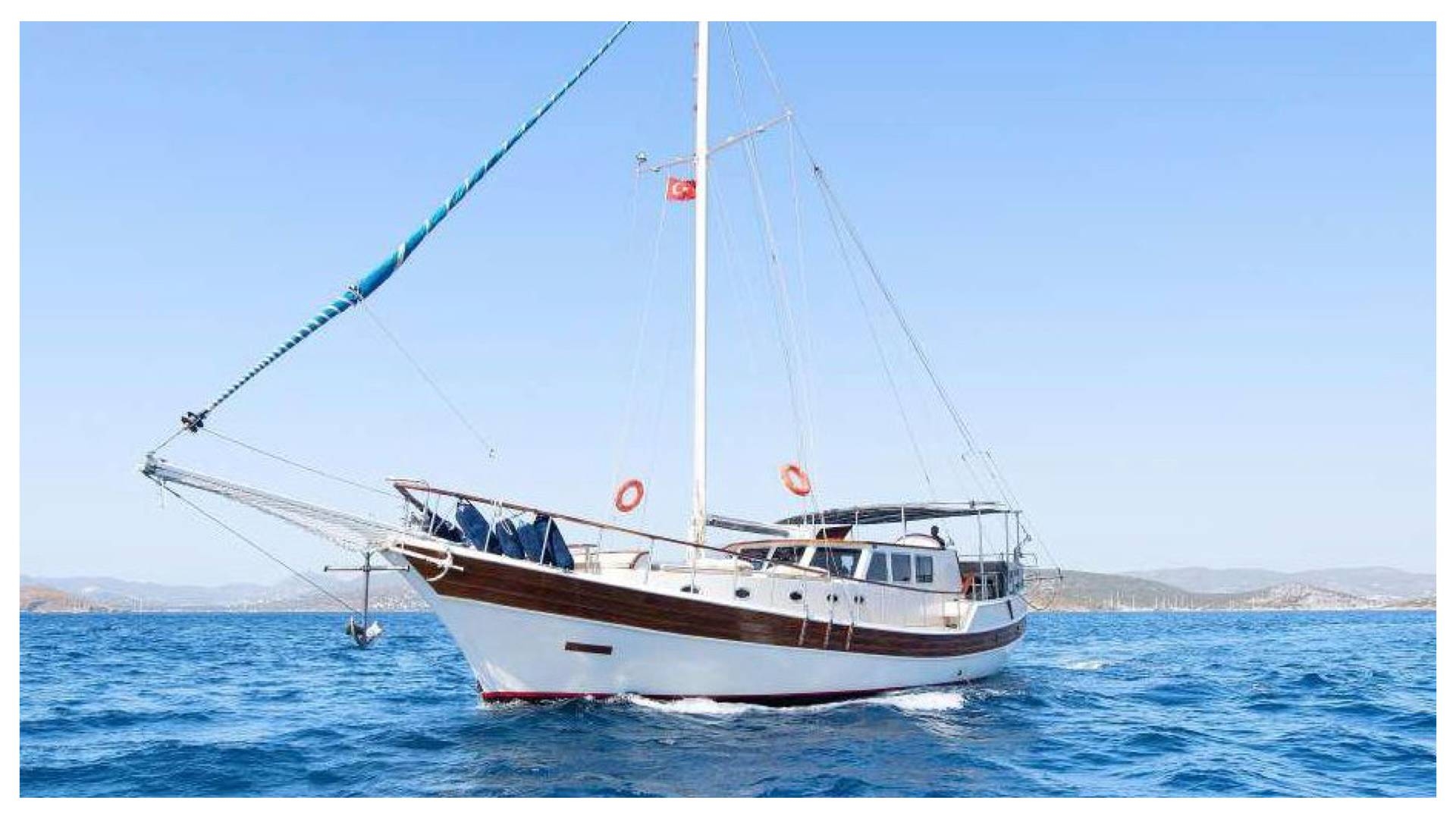 Fethiye Göcek'te Eşsiz Mavilikler İçerisinde, 8 Kişilik, Geniş Gulet