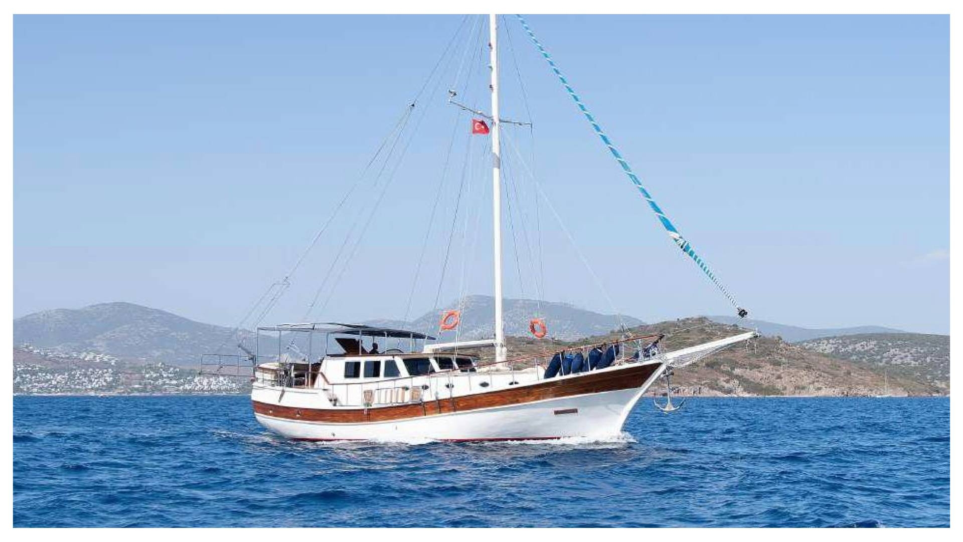 Fethiye Göcek'te Eşsiz Mavilikler İçerisinde, 8 Kişilik, Geniş Gulet