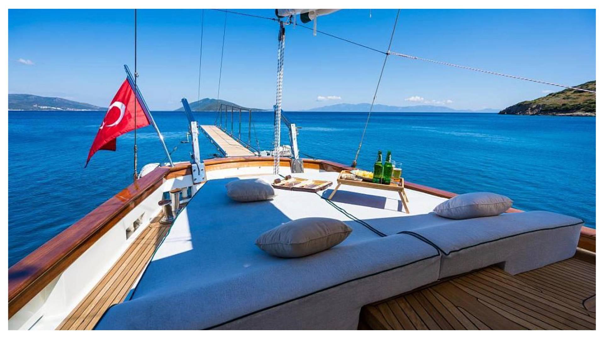 Fethiye Göcek'in Turkuaz Sularında, Konforlu, 6 Kişilik Gulet-43055