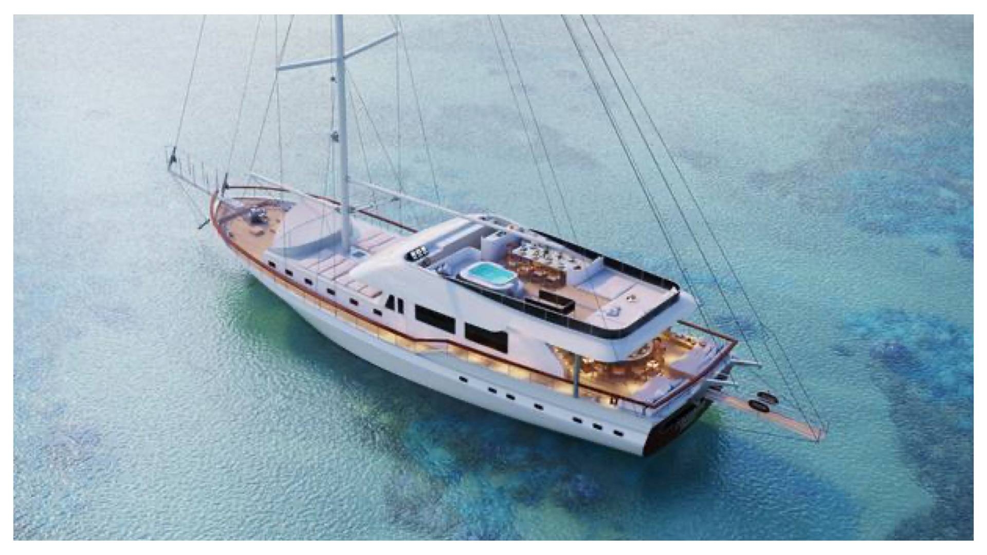 Fethiye Göcek'te Enfes Sularda, Geniş Ailelere Uygun, 13 Kişilik Gulet