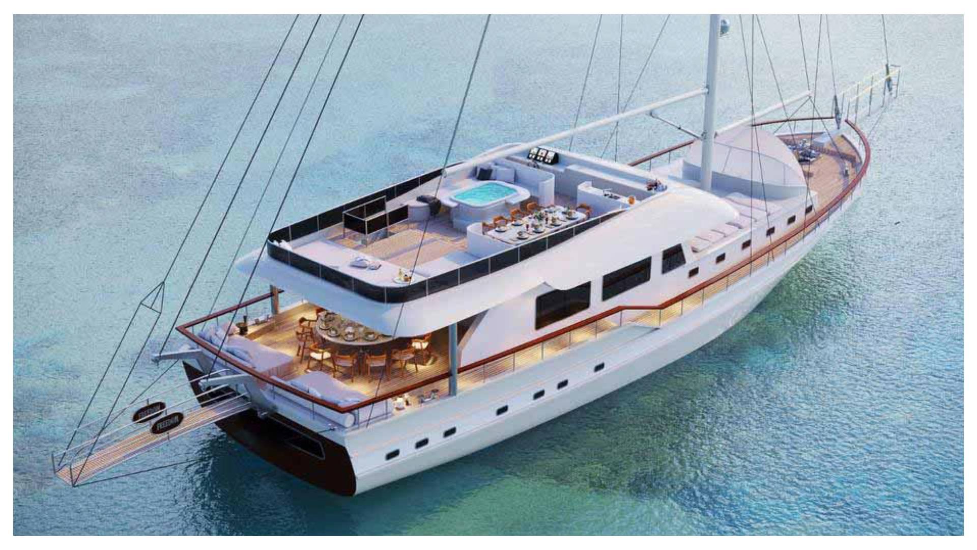 Fethiye Göcek'te Enfes Sularda, Geniş Ailelere Uygun, 13 Kişilik Gulet-43045