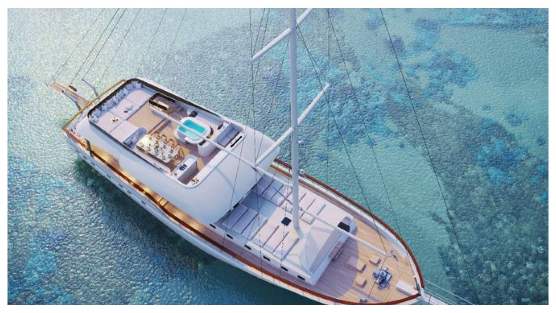 Fethiye Göcek'te Enfes Sularda, Geniş Ailelere Uygun, 13 Kişilik Gulet-43045