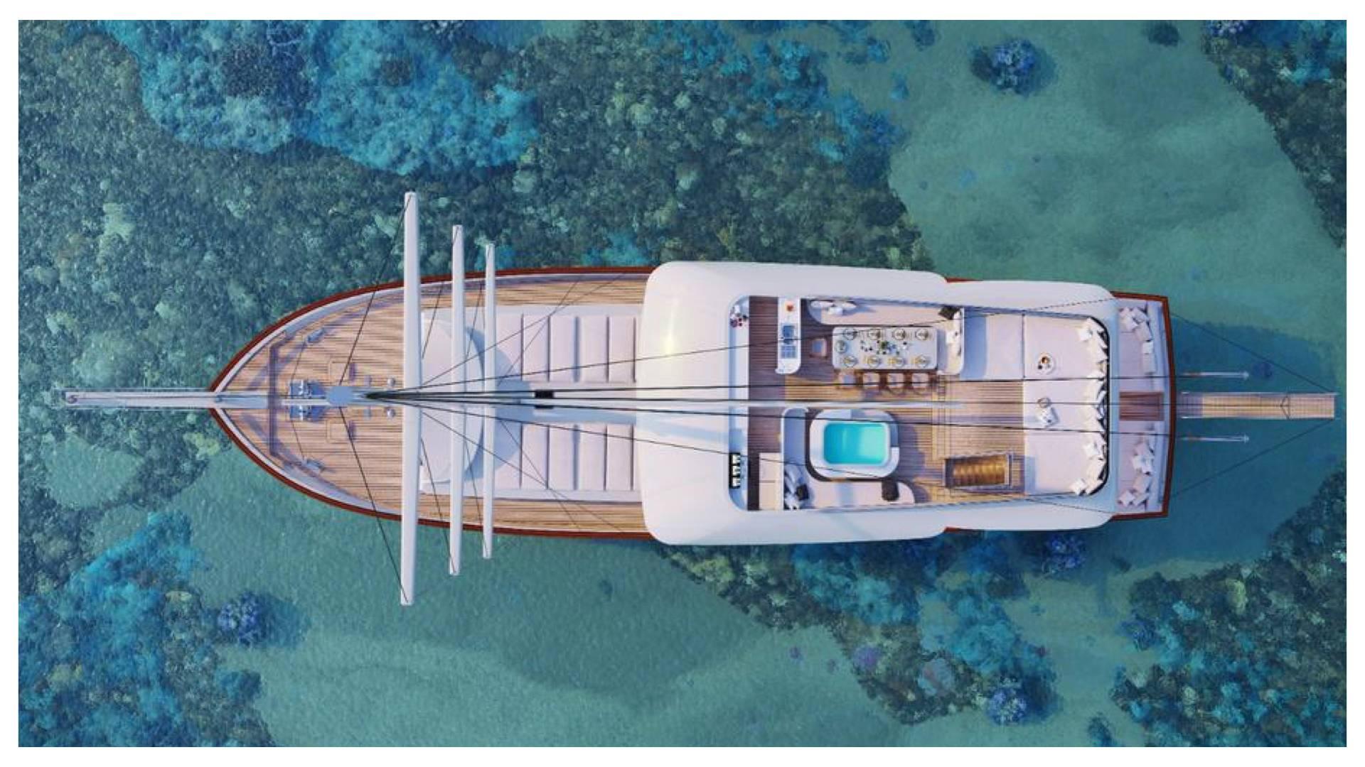 Fethiye Göcek'te Enfes Sularda, Geniş Ailelere Uygun, 13 Kişilik Gulet-43045