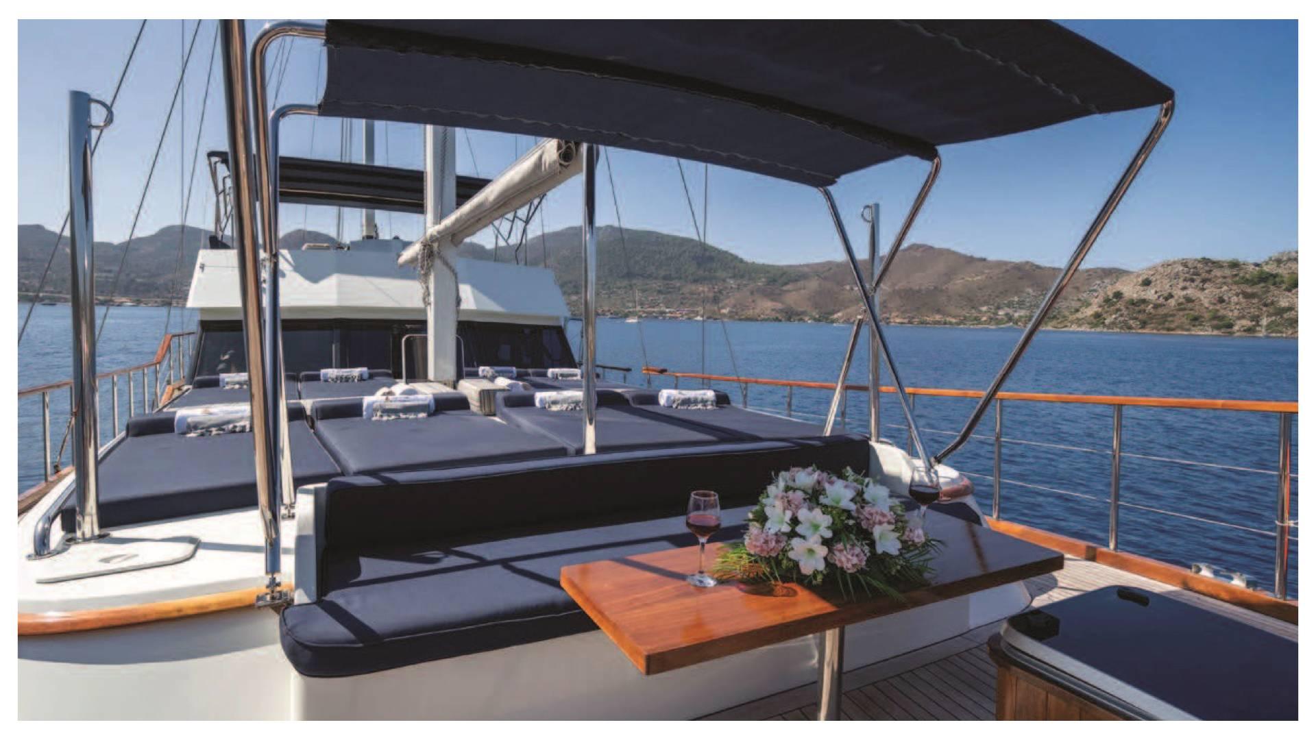 Muğla Bodrum'da Engin Sularda, Lüks Tasarımlı, 10 Kişilik Gulet-42918