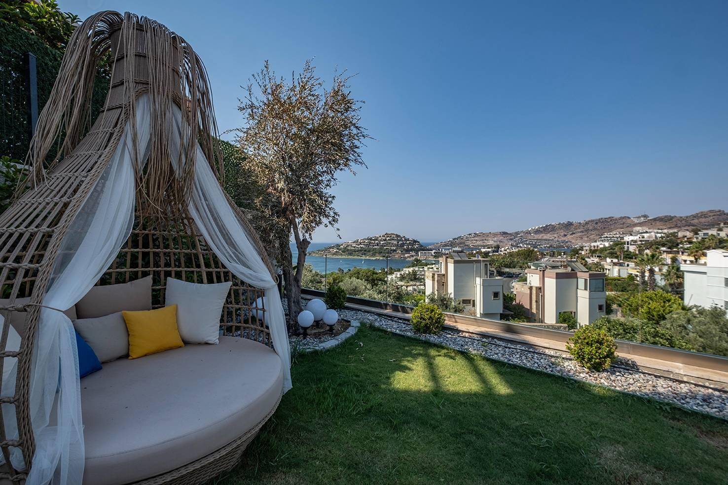 Bodrum Dirmil'de Eşsiz Deniz Manzaralı, Özel Havuzlu, 9 Kişilik Villa-41029