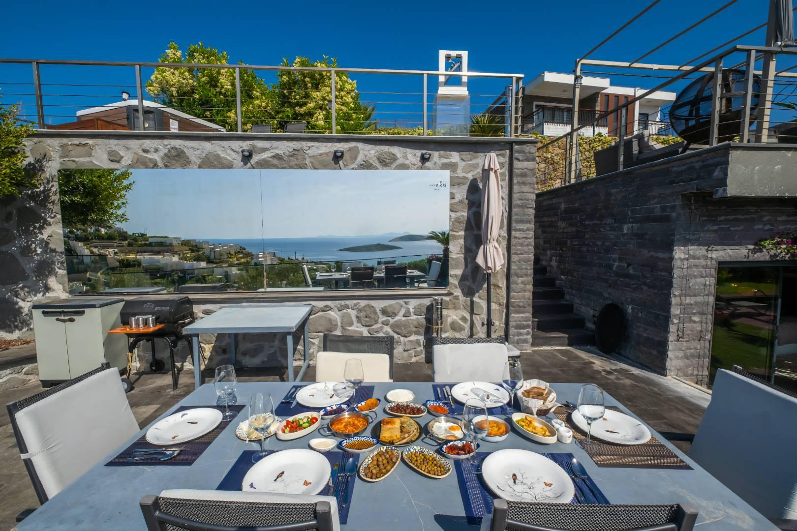 Bodrum Geriş'de Tasarımıyla Büyüleyen, Özel Havuzlu, Lüks Villa-43936