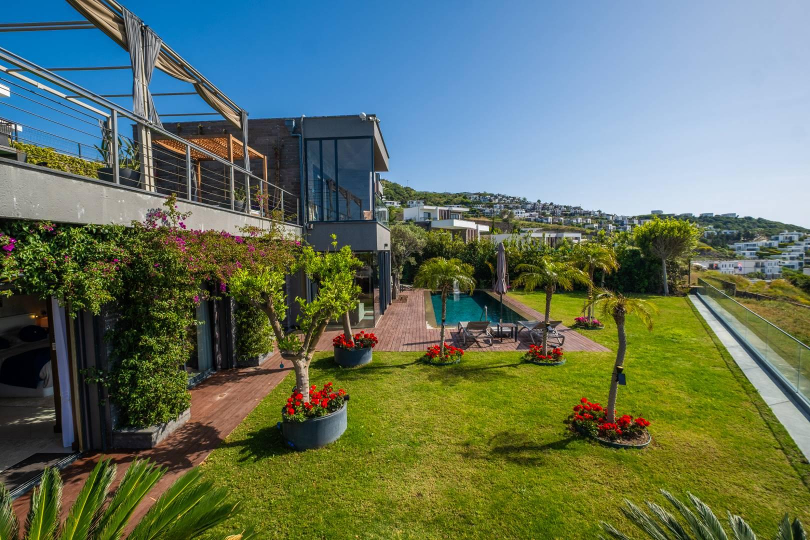 Bodrum Geriş'de Tasarımıyla Büyüleyen, Özel Havuzlu, Lüks Villa-43936