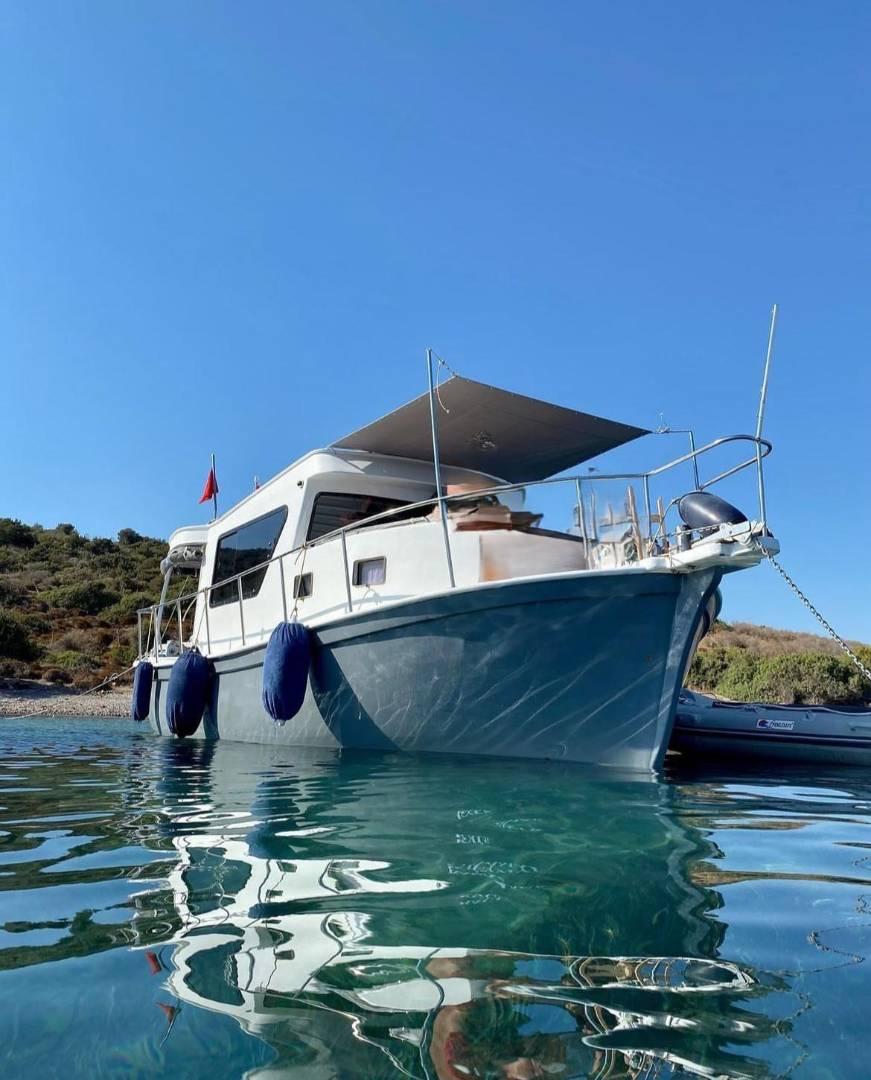 Bodrum Gümbet'te Masmavi Sularda, 6 Kişilik, Günlük Motoryat-42422