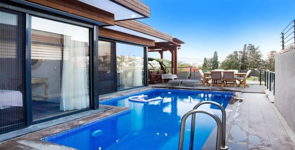 Muğla Bodrum'da Sakin Konumda, Özel Havuzlu, Modern Villa-43490