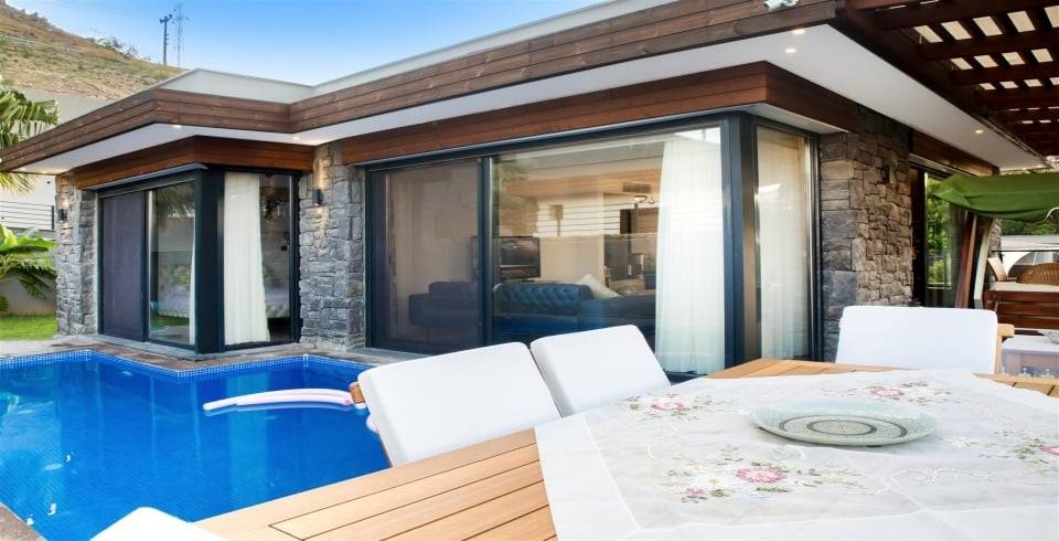 Muğla Bodrum'da Sakin Konumda, Özel Havuzlu, Modern Villa