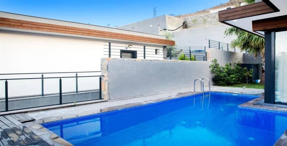Muğla Bodrum'da Sakin Konumda, Özel Havuzlu, Modern Villa-43490