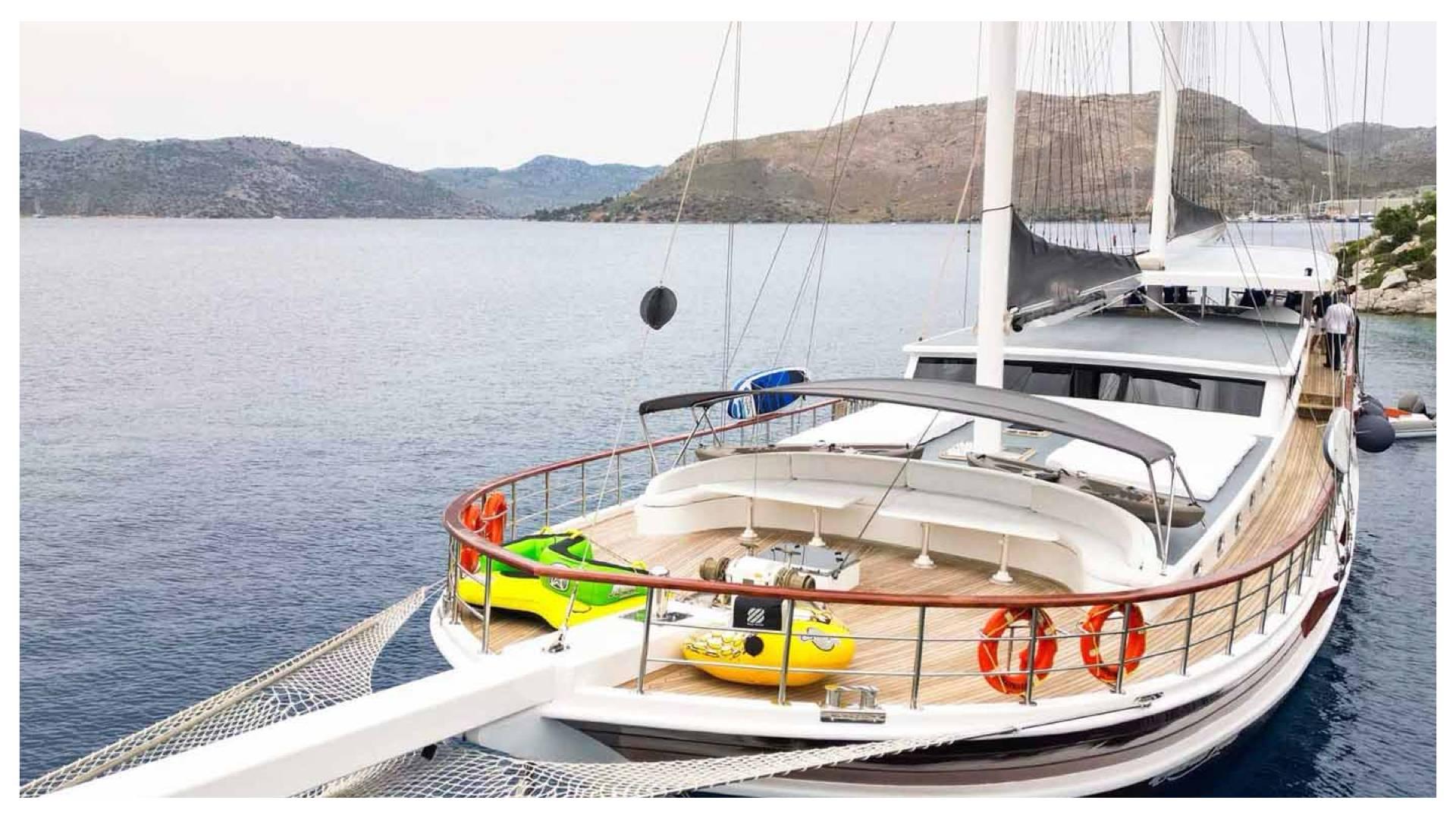 Fethiye Göcek'te Masmavi Sularda, 14 Kişilik, Modern Gulet-43084