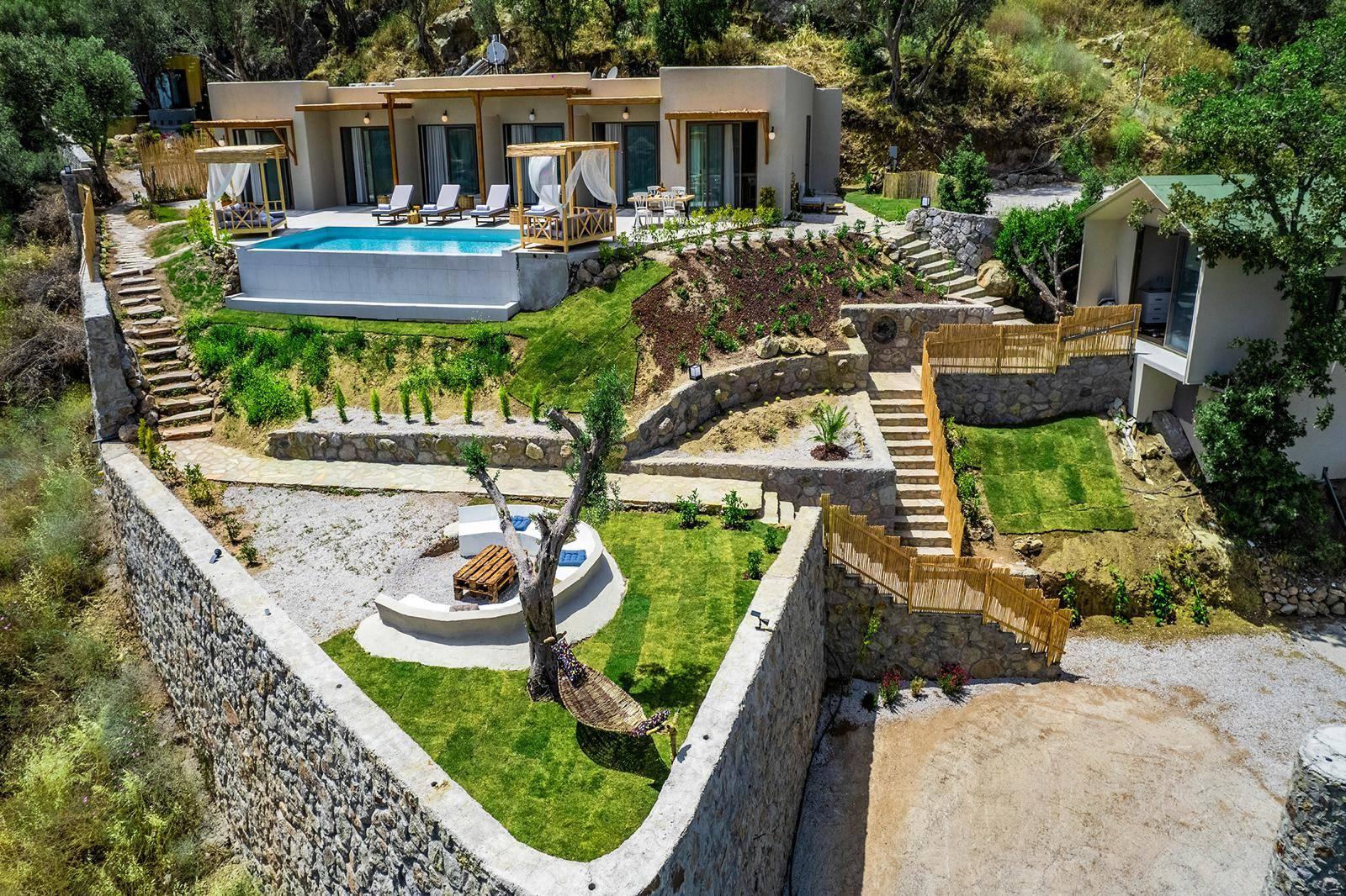 Bodrum Yakaköy'de Eşsiz Doğa Manzaralı, Özel Havuzlu, Lüks Villa-36582