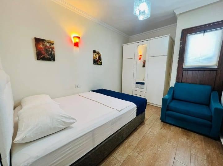 Bodrum Bahçelievler'de Sakin Konumda, Enfes Deniz Manzaralı, 1+1 Suit-37452