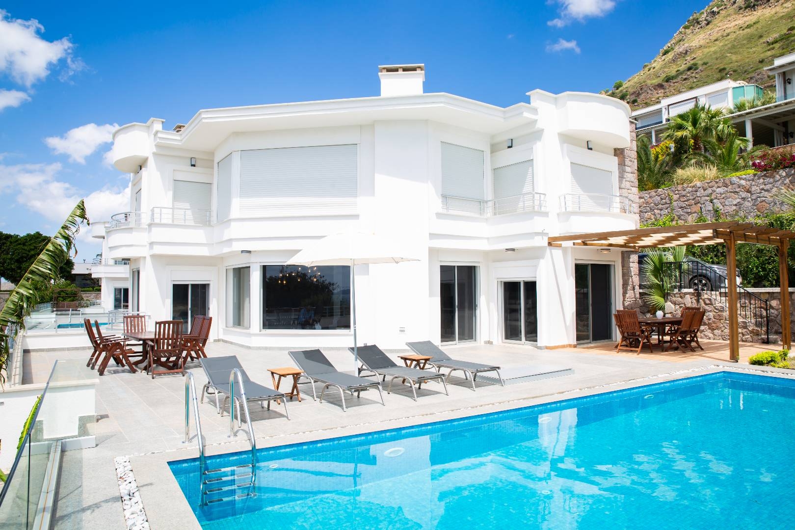 Bodrum Turgutreis'te Deniz Manzaralı, Özel Havuzlu, Lüks Villa