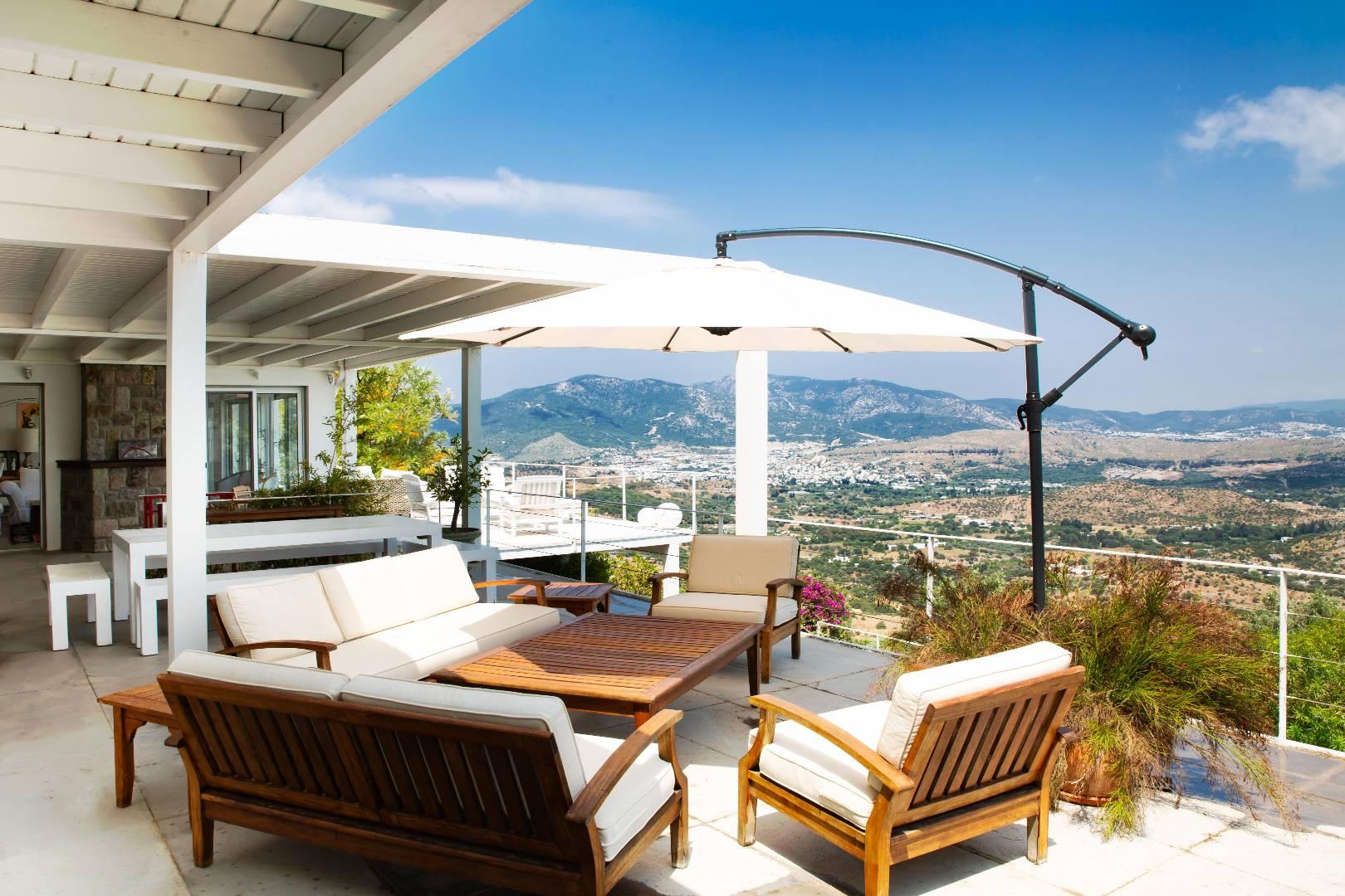 Muğla Bodrum'da Muhteşem Manzaralı, Özel Havuzlu, Konforlu Villa -37866